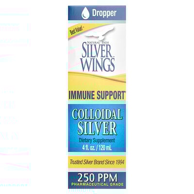 Colloidal Silver, 250 ppm, 4 fl oz (120 ml)