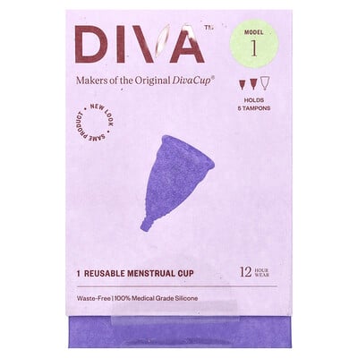 DivaCup, Model 1, 1 Reusable Menstrual Cup