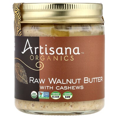 Organics, Raw Walnut Butter with Cashews, 8 oz (227 g)
