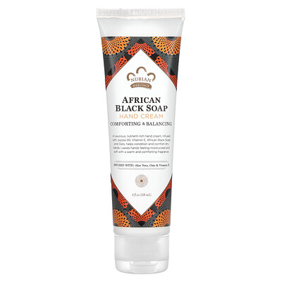 Hand Cream, African Black Soap, 4 fl oz (118 ml)