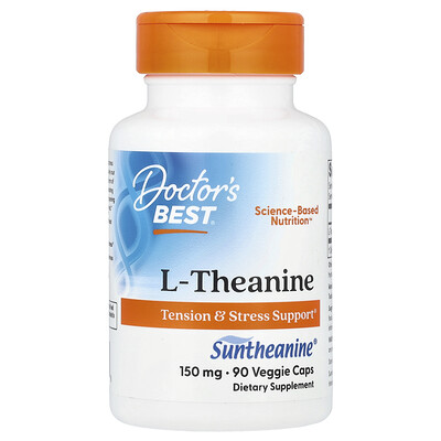 L-Theanine, 150 mg, 90 Veggie Caps