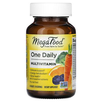 One Daily One daily multivitamin, 60 tablets by Megafood Reviews - Vitamins ...
