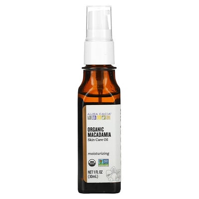 Skin Care Oil, Organic Macadamia, 1 fl oz (30 ml)