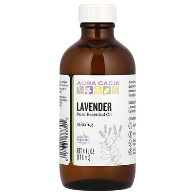 Pure Essential Oil, Lavender, 4 fl oz (118 ml)