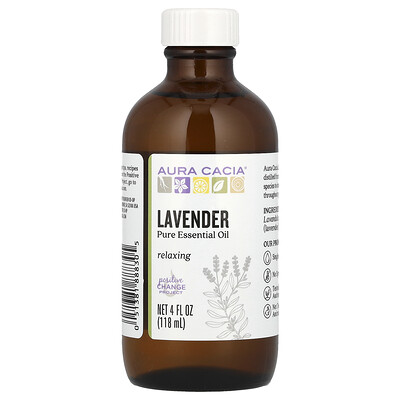 Pure Essential Oil, Lavender, 4 fl oz (118 ml)