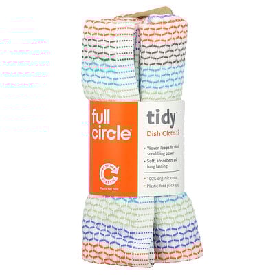 Tidy™ Dish Cloths, Multicolored, 3 Cloths