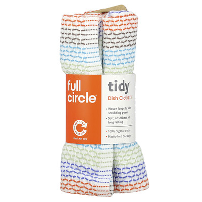 Tidy™ Dish Cloths, Multicolored, 3 Cloths