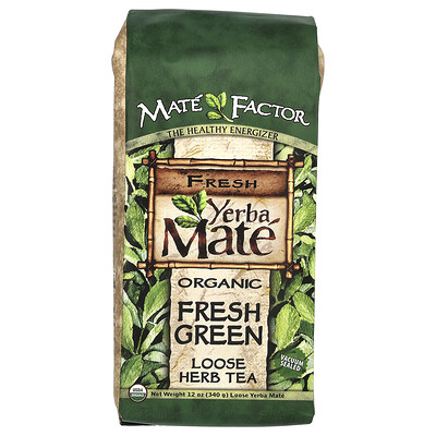 Photo inspiration: Visual Reference: Organic Yerba Mate Loose Herb Tea Fresh Green 12 Oz