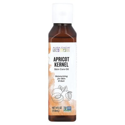 Skin Care Oil, Apricot Kernel, 4 fl oz (118 ml)