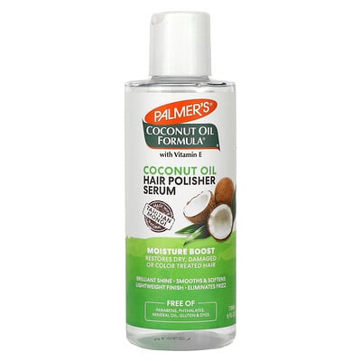 Coconut Oil Formula, Moisture Boost, Hair Polisher Serum, 6 fl oz (178 ml)