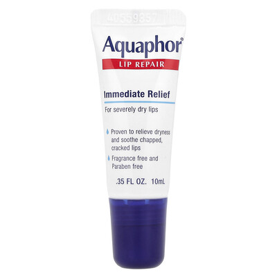 Lip Repair, Immediate Relief, Fragrance Free, 0.35 fl oz (10 ml)