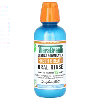 Fresh Breath Oral Rinse, Invigorating Icy Mint, 16 fl oz (473 ml)