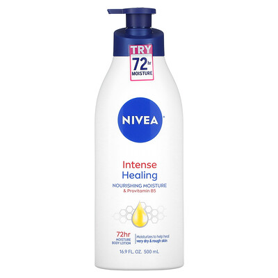 Intense Healing Moisture Body Lotion, Very Dry & Rough Skin, 16.9 fl oz (500 ml)