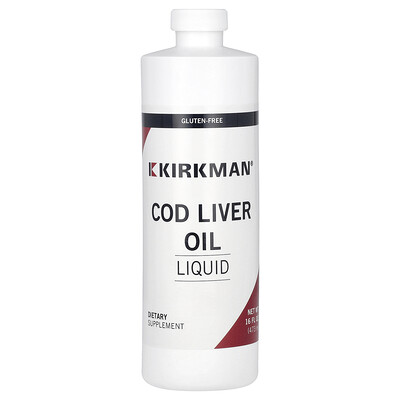 Cod liver oil liquid, 16 fl oz (473 ml) by Kirkman labs Reviews ...