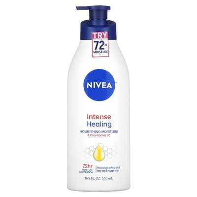 Intense Healing Moisture Body Lotion, Very Dry & Rough Skin, 16.9 fl oz (500 ml)