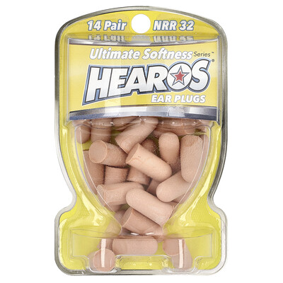 Ear Plugs, Ultimate Softness Series™, NRR 32, 14 Pairs
