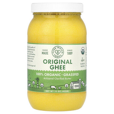 Artisanal Clarified Butter, Original Ghee, 15 oz (425 g)