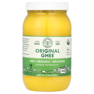 Artisanal Clarified Butter, Original Ghee, 15 oz (425 g)