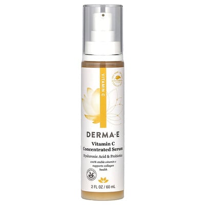 Vitamin C Concentrated Serum, Hyaluronic Acid Probiotics, 2 fl oz (60 ml)