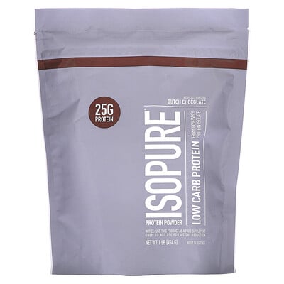 Low Carb Protein Powder, Dutch Chocolate, 1 lb (454 g)
