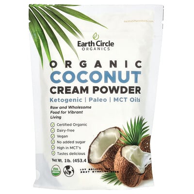 Organic Coconut Cream Powder, 1 lb (453.4 g)