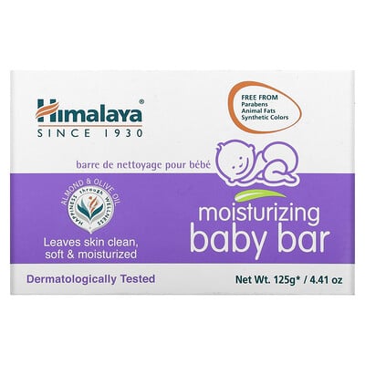 Moisturizing Baby Bar Soap, 4.41 oz (125 g)