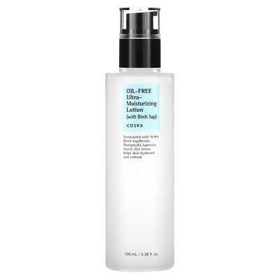 Oil-Free Ultra-Moisturizing Lotion with Birch Sap, 3.38 fl oz (100 ml)
