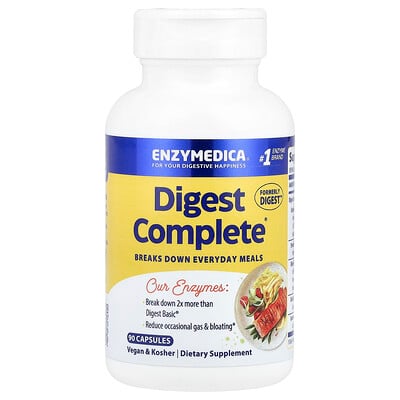 Digest complete®, 90 capsules by Enzymedica : review - Vitamins ...