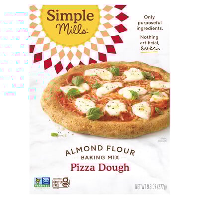 Almond Flour Baking Mix, Pizza Dough, 9.8 oz (277 g)