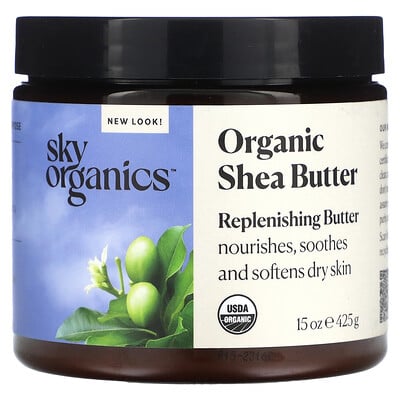Organic Shea Butter, 15 oz (425 g)