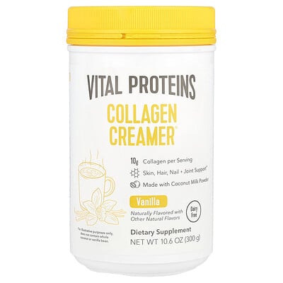 Collagen Creamer, Vanilla, 10.6 oz (300 g)