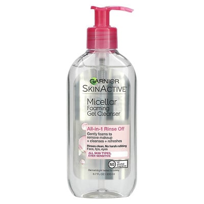 SkinActive, Micellar Foaming Gel Cleanser, All-in-1 Rinse Off, 6.7 fl oz (200 ml)