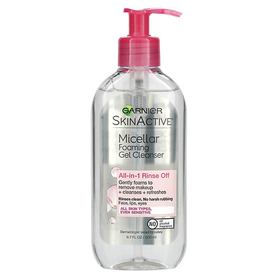SkinActive, Micellar Foaming Gel Cleanser, All-in-1 Rinse Off, 6.7 fl oz (200 ml)