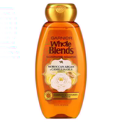 Whole Blends, Illuminating Shampoo, Moroccan Argan & Camellia Oils Extracts, 12.5 fl oz (370 ml)