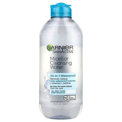 SkinActive, Micellar Cleansing Water, Waterproof , 13.5 fl oz (400 ml)