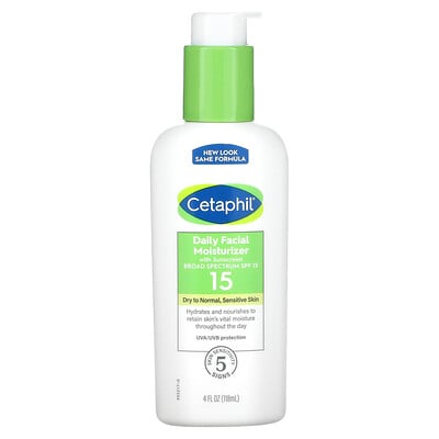 Daily Facial Moisturizer, SPF 15, 4 fl oz (118 ml)
