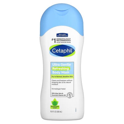 Ultra Gentle Refreshing Body Wash, Refreshing Scent, 16.9 fl oz (500 ml)
