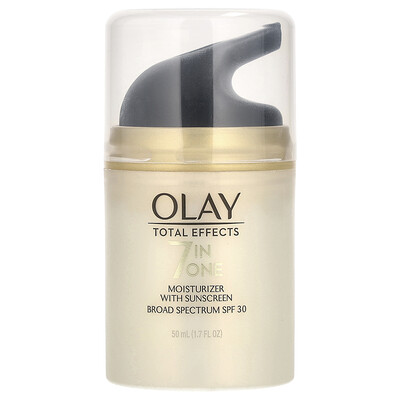 Total Effects, 7-in-One Moisturizer with Sunscreen, SPF 30, 1.7 fl oz (50 ml)