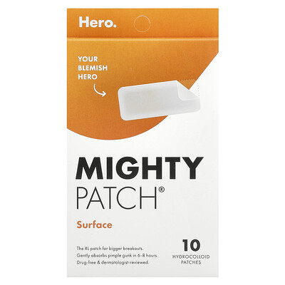 Mighty Patch® Surface, 10 Hydrocolloid Patches