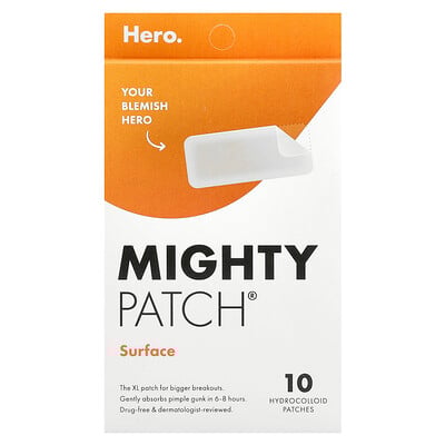Mighty Patch® Surface, 10 Hydrocolloid Patches