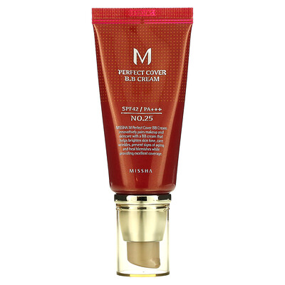 Missha, M Perfect Cover B.B Cream, SPF 42 PA+++, No. 31 Golden Beige, 1.7 fl oz (50 ml)