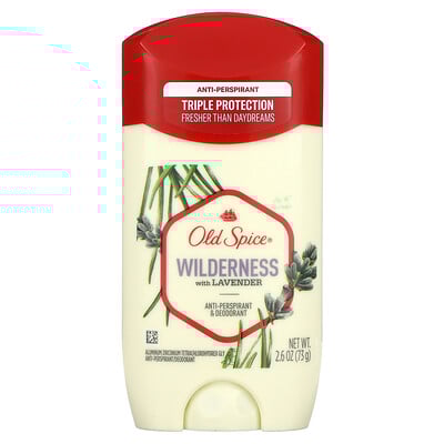 Anti-Perspirant & Deodorant, Wilderness with Lavender, 2.6 oz (73 g)