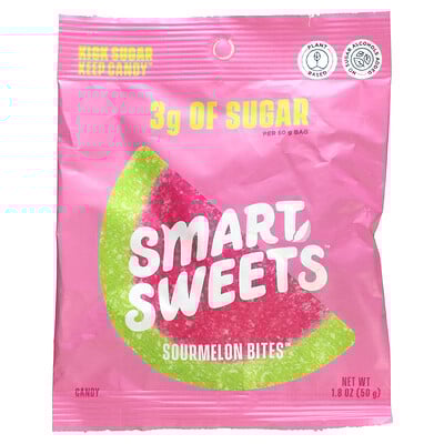Sourmelon Bites, Watermelon, 1.8 oz (50 g)