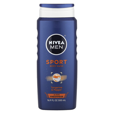 Men, Sport Body Wash, Tangerine & Pepper, 16.9 fl oz (500 ml)