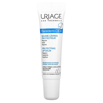 Bariederm-Cica, Protecting Lip Balm, Unscented, 0.5 fl oz (15 ml)