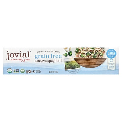 Organic Grain Free Pasta, Cassava Spaghetti, 8 oz (227 g)