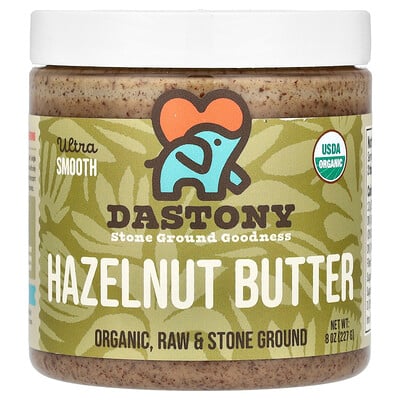 Organic Hazelnut Butter, Ultra Smooth, 8 oz (227 g)