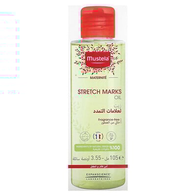 Stretch Marks Oil, Fragrance Free, 3.55 fl oz (105 ml)