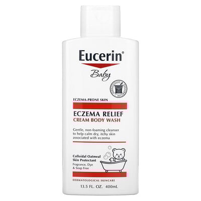 Baby, Eczema Relief, Cream Body Wash, 13.5 fl oz (400 ml)