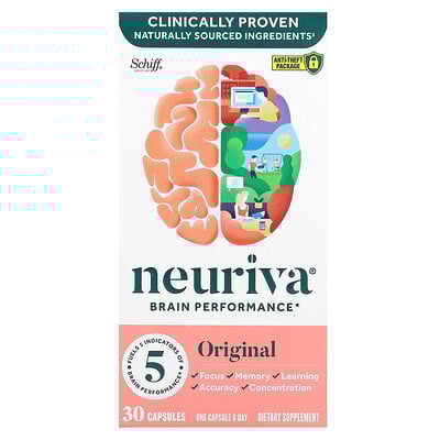 Neuriva Brain Performance, Original, 30 Capsules